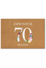 Trend Zaproszenie Urodziny 70 ZT41 10 szt.