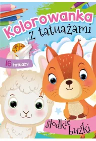S�odkie bu�ki. Kolorowanka z tatua�ami
