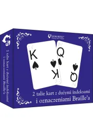 Karty z du�ymi indeksami i znakami Braille`a