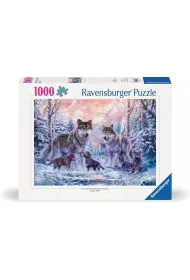 Puzzle 1000 el. �nie�ne wilki Ravensburger