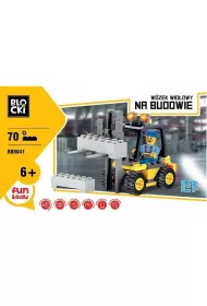 Klocki Blocki. Na Budowie. W�zek Wid�owy