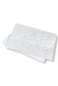 Polsirhurt Papier ozdobny brokatowy srebrny 140g, 40x60cm 5 szt.