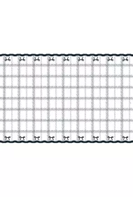 Obrus z kokardkami 180x120cm