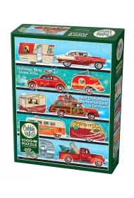 Puzzle 1000 witeczna podr G3 Cobble Hill