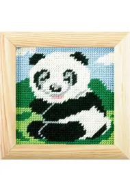 Haft z ramk�. Moje pierwsze wyszywanie - Mi� panda Anex-bis