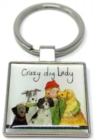 Alex Clark Brelok do kluczy K29 Crazy Dog Lady Psiara