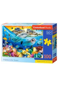 Puzzle 100 el. Dolphins in the Tropics Castorland