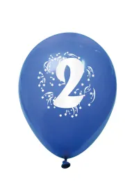Arpex Balon dekoracyjny z nadrukiem cyferki 2 K7899
