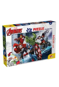 Puzzle 60 el. Double-face Avengers Lisciani