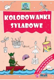 Kolorowanki sylabowe Sylaby ze sp�g�oskami F,W