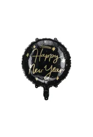 PartyDeco Balon foliowy Happy New Year 45 cm