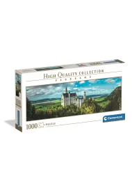 Puzzle 1000 el. Panorama HQ - The Neuschwanstein Castle Clementoni