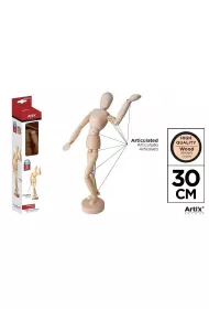 Artix Drewniany manekin do nauki rysowania 30cm