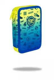 Pirnik Coolpack podwjny z wyposaeniem Jumper 3 Football 19.5 x 12.5 x 5 cm