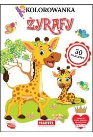 Kolorowanka z naklejkami. �yrafy
