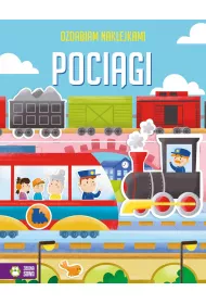 Ozdabiam naklejkami. Pocigi