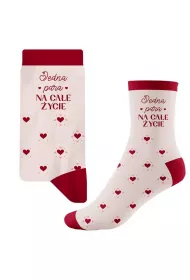 Be-Happy Gifts Skarpetki dla dziewczyny Jedna Para Na Ca�e �ycie