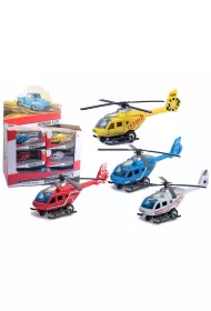 Helikoptery ratunkowe metal 4 kolory mix Madej