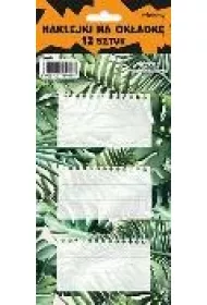 Henry Naklejki na zeszyty - Monstera 12 szt.