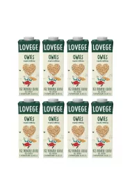 Napj Lovege Owsiany bez cukru Zgrzewka 8 x 1 l