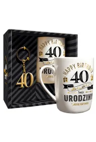 Pan Dragon Zestaw Kubek 40-te urodziny + brelok