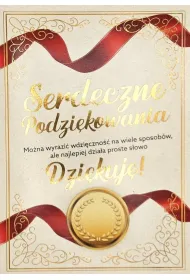 Yeku Karnet 3K Podzi�kowania