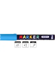 M&G Marker akrylowy 1-2 mm, lazurowy