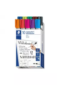 Staedtler Markery Lumocolor do tablic whiteboard, okr�g�e 10 szt.