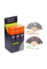 William Morris Folding Hand Fan mix Puckator