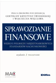 Sprawozdanie finansowe wed�ug polskich i mi�dzynarodowych standard�w rachunkowo�ci