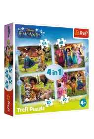 Puzzle 4w1 (35,48,64,70) Nasze magiczne Encanto 34615 Trefl