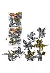 Dinozauro-smoki srebrne i z�ote