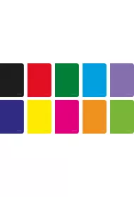 Herlitz Zeszyt A5 Rainbow kratka 96 kartek 5 szt.