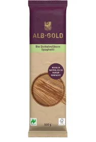 Alb-Gold Makaron (orkiszowy razowy) spaghetti 500 g Bio