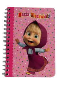 Notes spiralny A6 Masza i Nied�wied�