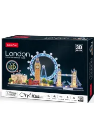 Puzzle 3D 186 el. Cityline. Londyn LED Dante