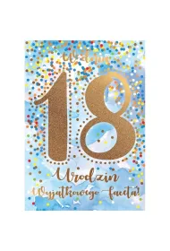 Kukartka Karnet B6 PR-101 Urodziny 18