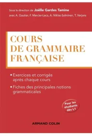 Cours de grammaire francaise. Podr�cznik do gramatyki j�zyka francuskiego+ klucz