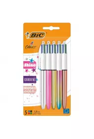 D�ugopis BIC 4 Colours Shine Gradient AST blister 5szt.
