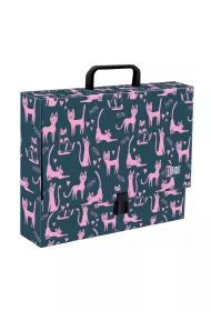 St. Majewski Teczka z r�czk� A4 XL Lazy Cats