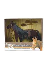 Ko� flokowany z grzyw� do czesania