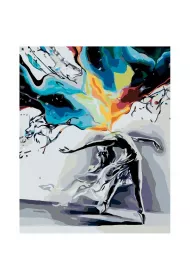Norimpex Diamentowa mozaika - Tancerka czarno bia�a kolorowy ogie� 30x40cm