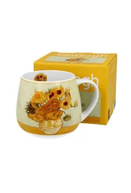 Duo Sp. z o.o. Porcelanowy kubek baryka Van Gogh Sunflowers 430 ml