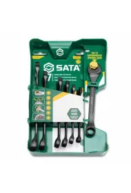 Sata Klucz p�-ocz. z grzechotk� w cz�ci p�askiej 7 szt.