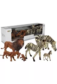 Zestaw figurek zwierz�ta safari