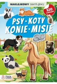 Psy, koty, konie, misie. Naklejkowy zawr�t g�owy