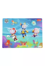 Puzzle medium Paw Patrol under water Zabawka drewniana 61631 Trefl
