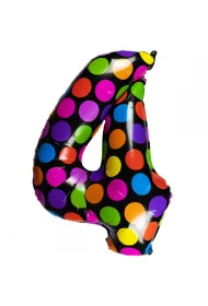 Arpex Balon stoj�cy 4 w kropki 61 cm