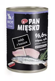 Pan Misko Karma mokra dla kota Indyk z ososiem 400 g
