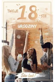 AbCard Kartka okoliczno�ciowa Urodziny 18 P18